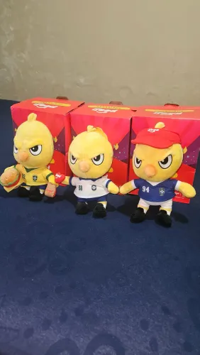 Canarinhos Ifood 1958, 1994 e 2002 Originais