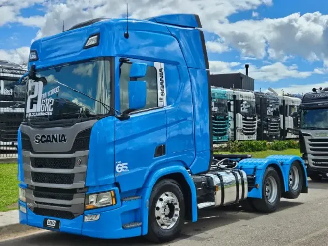 Scania R450 6x2 Highline Ano 2021 Teto Alto Automático Euro 5 Retarder Ar Condicionado