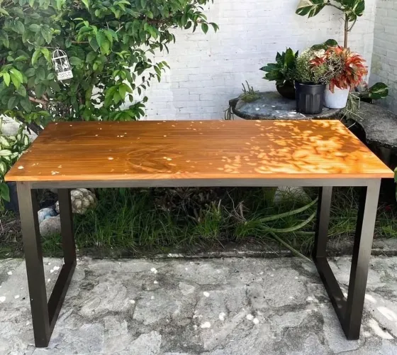 Mesa rústica / industrial / madeira / pallet 