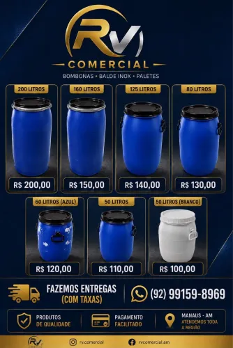 Vendo balde , tambor , bombona
