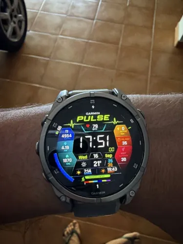 Garmin Fenix 8 Titanium Safira