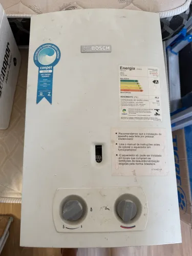 Aquecedor de água a gás Bosch