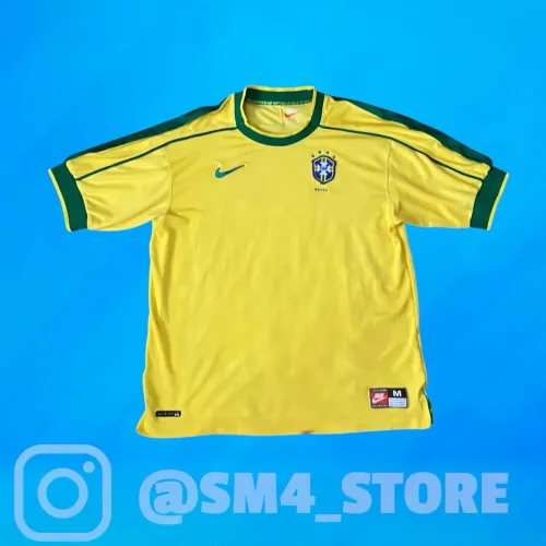 Camisa Brasil 1998 Home Tamanho M