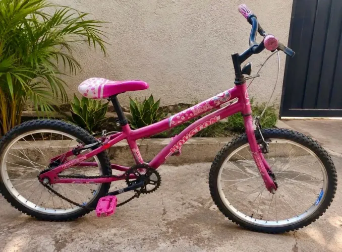 bicicleta feminina infantil houston nina aro 20