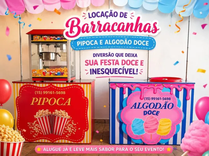 Sua festa com muito mais sabor e alegria