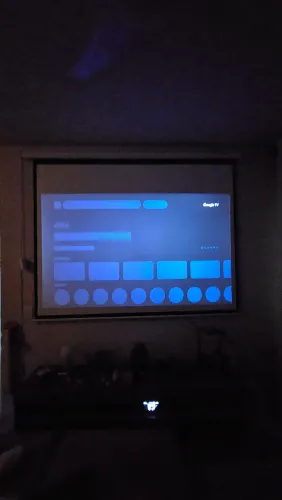 Tela de Projeção Automática (Alexa) 220v /110 polegadas