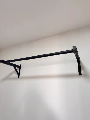 Barra Fixa de Parede, Suporta 250kg, Crossfit, Funcional, Treino, Calistenia