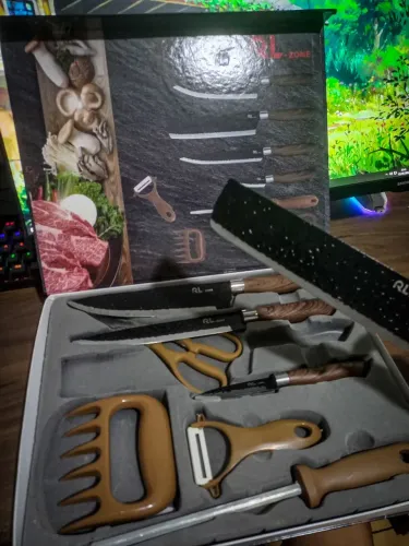 Kit de facas com 8 peças