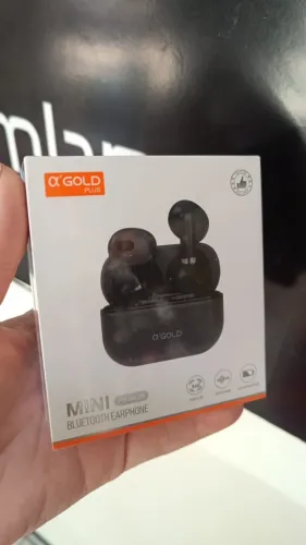Fone de Ouvido Bluetooth ?GOLD PLUS FN-BA28 TWS Sem Fio Compacto - Loja Coimbra Entrega