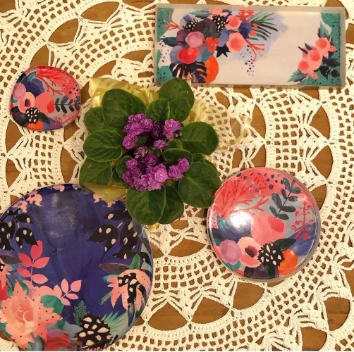 Conjunto de Bandejas esmaltadas 