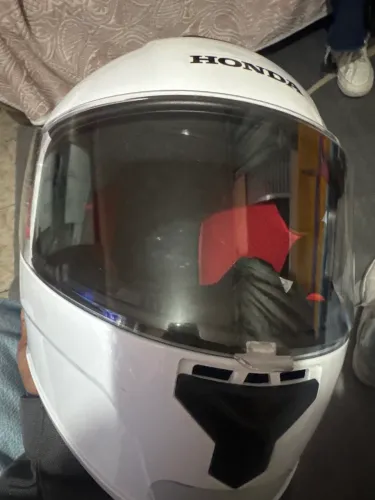 Capacete Honda branco n 60