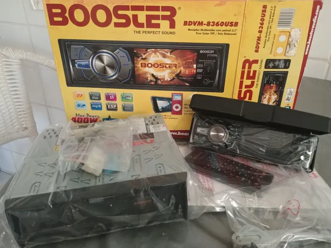 DVD Automotivo Booster BDVM-8360USB - Novo na Caixa / Nunca Usado