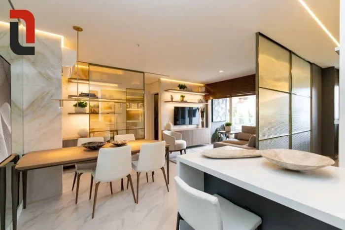 Trebbiano Apto Decorado 3 quartos, sacada gourmet e 1 vaga no Ecoville