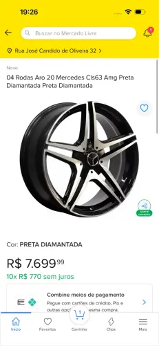 Aro 20 com pneu mod AMG