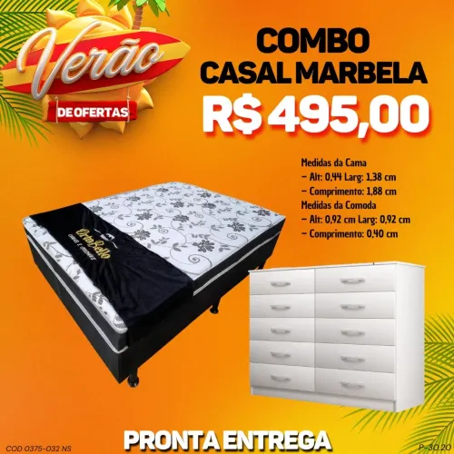Cômoda + Cama Box 