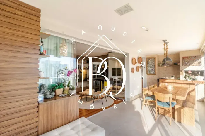 Apartamento à venda no Brooklin com 134 m², 3 suítes, 2 vagas, depósito e varanda gourmet.