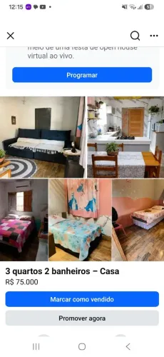VENDE SE CASA 75.000 TÍTULO DEFINITIVO