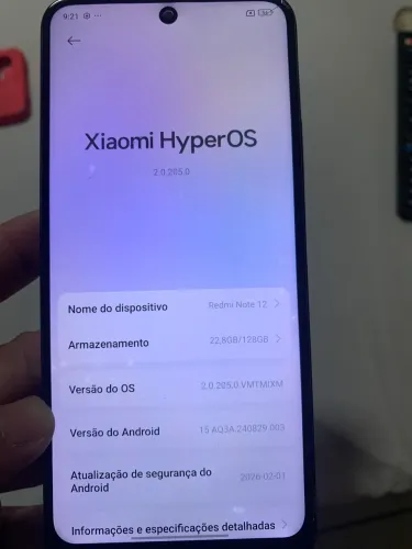 Vendo celular XIAOMI REDMI NOTE 12 / 128 GB USADO