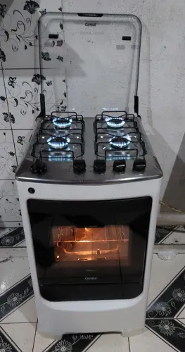 Lindo moderno fogão consul top automático com superchama bem conservado