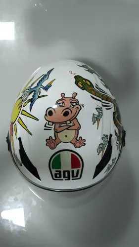 Capacete Aberto AGV Blade Zoo White.