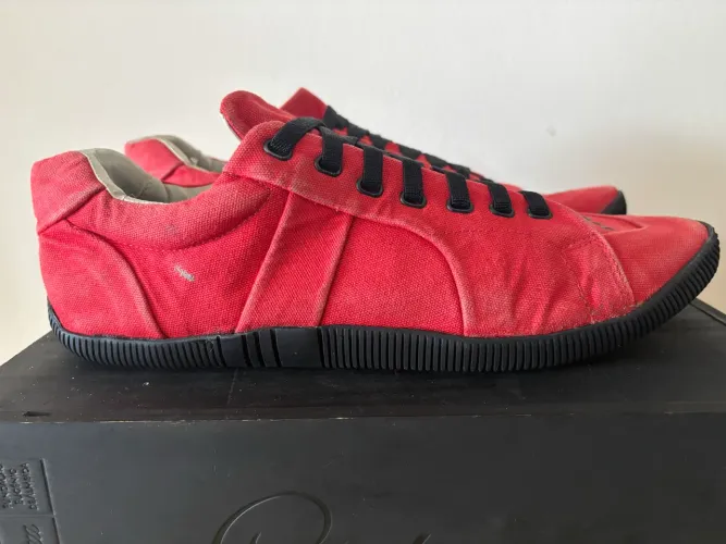 Sapatênis vermelho osklen tamanho 42