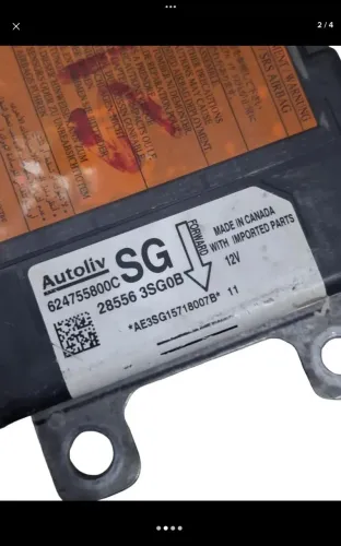 Módulo Airbag Sentra 14/16     624755800C