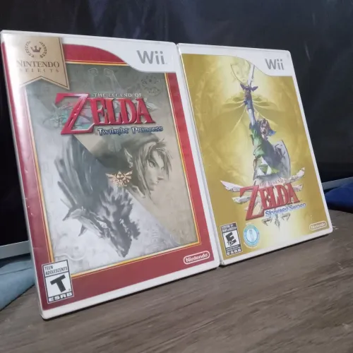 Zelda Twilight Princess e Skyward Sword Nintendo wii Originais em Ótimo estado 