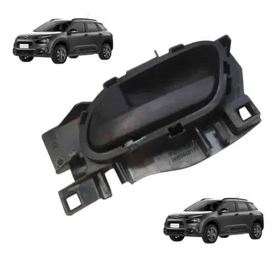 Maçaneta Interna Dianteira Esquerda C4 Cactus 1.6 Flex 2019 Preto Dianteira