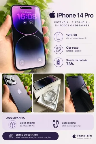 IPhone 14 Pro - 128gb - Roxo 