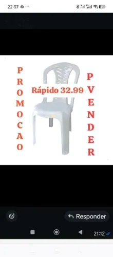 Cadeira sem braço preta e branca