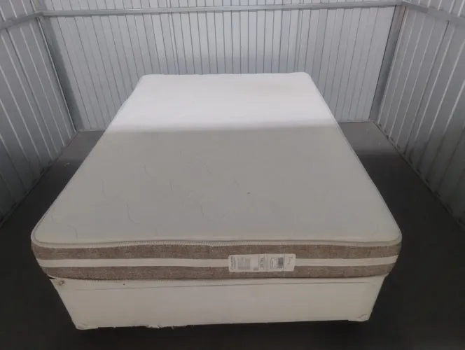 Cama Box Casal Baú com Colchão 