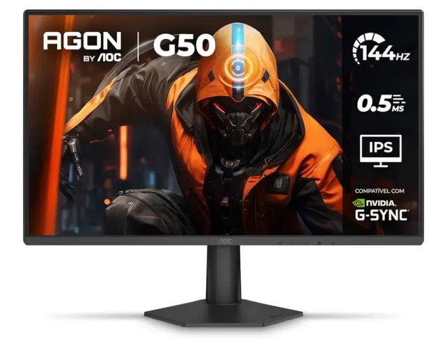 Monitor Gamer AOC AGON G50 24" 144Hz 0,5ms IPS HDR10 G-SYNC 24G50F