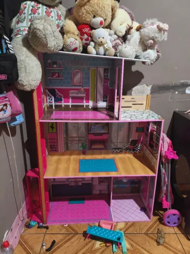 Doa-se casinha de boneca de madeira p