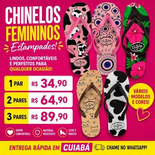 Chinelo Feminino atacado 