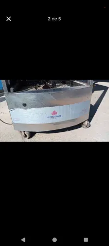 Vendo máquina giratória de frango assado