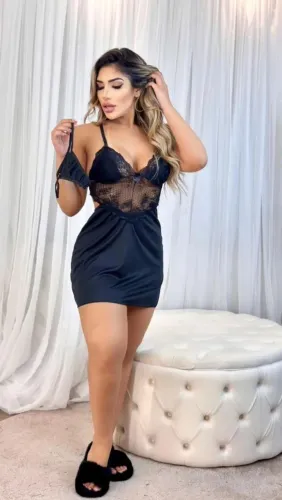 Moda intima camisolas com calcinha, baby doll com renda, conjunto de lingerie