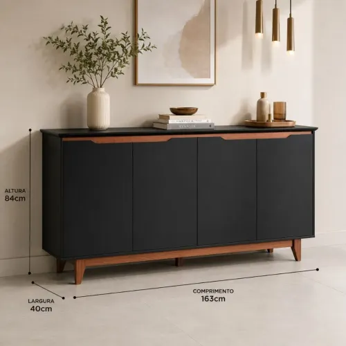 Buffet Flow 4 portas de R$ 899,90 por R$ 799,90