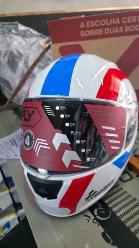 Capacete FLY F-9 HG FREEDOM Branco tam 58