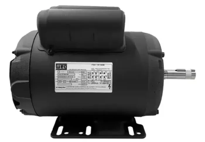 MOTOR PARA BETONEIRA 400 LITROS 2CV MONOFÁSICO WEG 110/220V