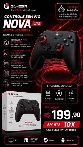 Controle Bluetooth Gamersir * Lacrado