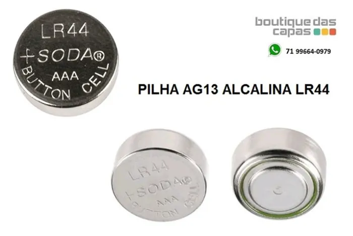 Pilha bateria ag13 alcalina LR44 Relógios, brinquedos,
