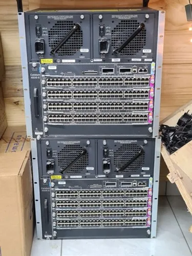 Chassis Switch Cisco Catalyst 4506-E Roteador 6 Slots Loja Fisica Curitiba!
