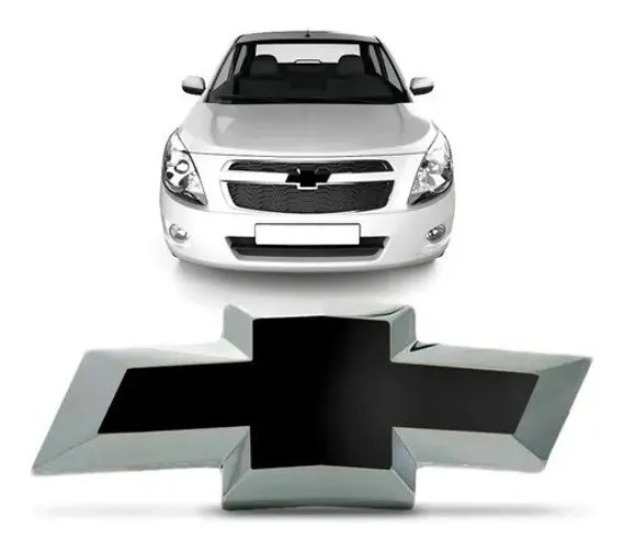 Emblema Gravata Preto Grade Radiador Cobalt 2013 2014 2015