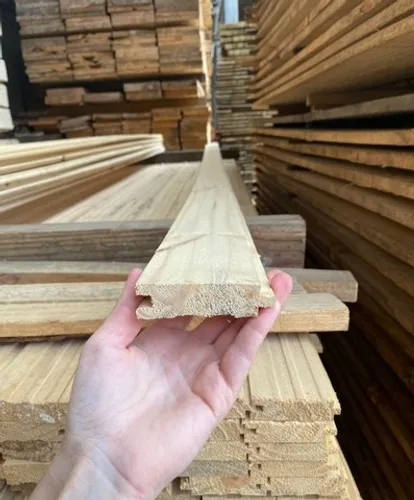 Parede /Assoalho de Pinus Seco de Primeira