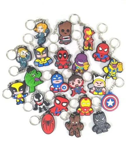Chaveiros Marvel - NerdDog Store Homem Aranha Tony Stark Vingadores Avengers Thor Strange