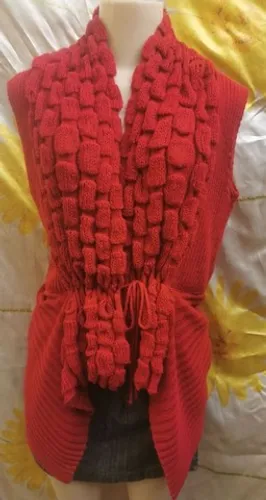 Blusa/kimono Marisa lã acrílica tam gg