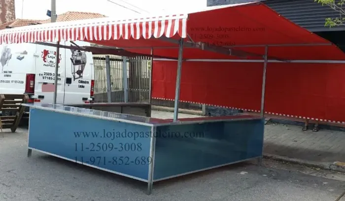 Barraca Para Pastel e Caldo de Cana  Profissional Feira Livre