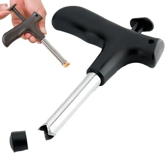 Furador Abridor De Coco Verde Manual Profissional Aço Inox