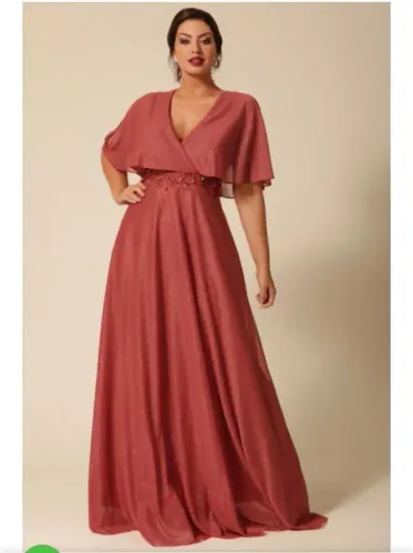 Vestido de Madrinha Terracota GG