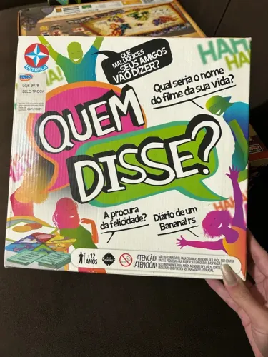 Jogo de Tabuleiro Quem Disse? - Brinque com seus amigos!
